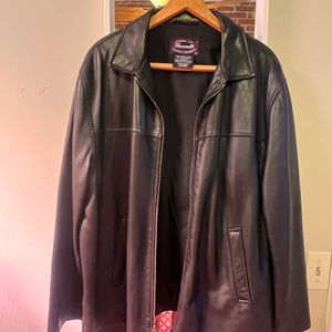 Faconnable Men’s Leather Jacket